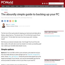 The absurdly simple guide to backing up your PC