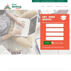 Best Academic Writing Service provider essaywritingworld.com