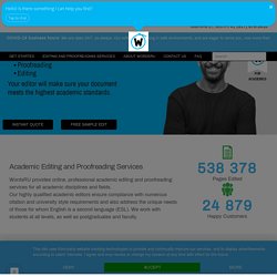 Best Academic Editing & Proofreading Services in US