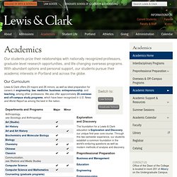 Extra Info: Academics
