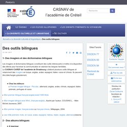 CASNAV de l’académie de Créteil - Des outils bilingues