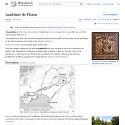 Académie de Platon