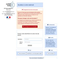 Webmail Académie de Rennes