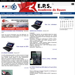 EPS - académie de Rouen - Exemple d’utilisation et test Matériel