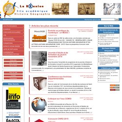 Site académique d'Histoire Géographie de La Réunion
