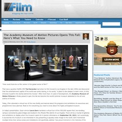 Academy Museum of Motion Pictures Details: Here's What to Know