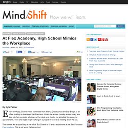 At Flex Academy, High School Mimics the Workplace