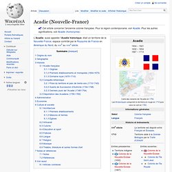 Acadie (Nouvelle-France)