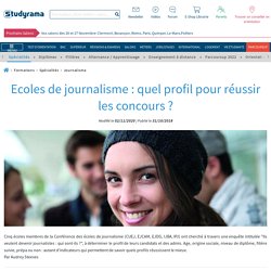 Quel profil pour accéder au concours d'écoles de journalisme