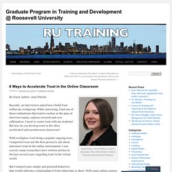 Graduate Program in Training and Development @ Roosevelt University