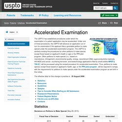 Accelerated Examination