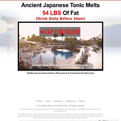 (5) Powerful Japanese tonic accelerates metabolism