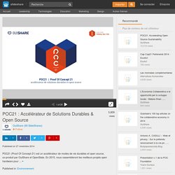 POC21 : Accélérateur de Solutions Durables & Open Source