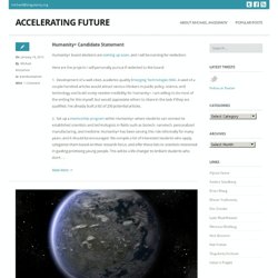 Accelerating Future