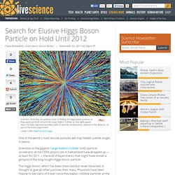 Search for Elusive Higgs Boson Particle on Hold Until 2012