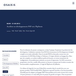 Accélérer ses développements PHP avec PhpStorm - Osaxis