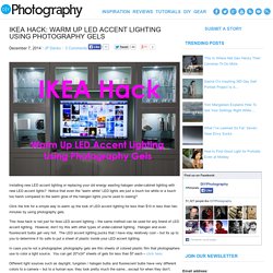 Ikea Hack: Warm Up LED Accent Lighting