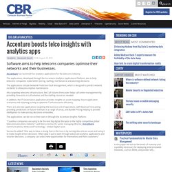 Accenture boosts telco insights with analytics apps