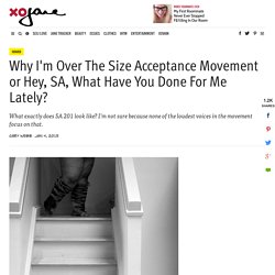Why I’m Over the Size Acceptance Movement