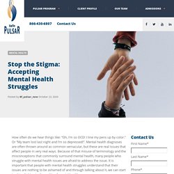 Stop Mental Health Stigma