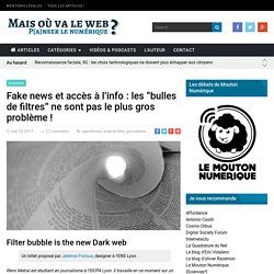 Fake news et accès à l'info : les "bulles de filtres" ne sont pas le plus gros problème !
