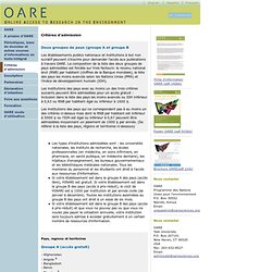 Online Access to Research in the Environment - OARE FAO