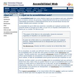 Accesibilidad Web: ¿Qué es?