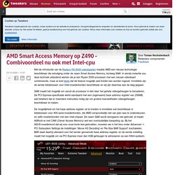 AMD Smart Access Memory op Z490 - Combivoordeel nu ook met Intel-cpu - Benchmark