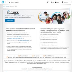 Access from AT&T - Discount Internet Access