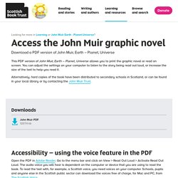 Access the John Muir graphic novel - Scottish Book Trust