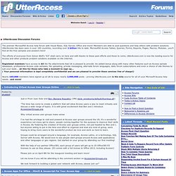 Microsoft Office UtterAccess