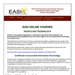 Online Courses Page