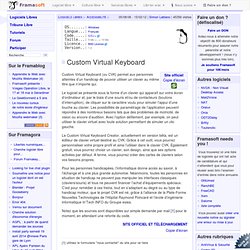 Custom Virtual Keyboard - Accessibilité