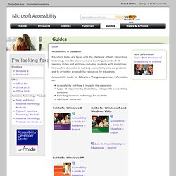 Accessibility Guide for Educators