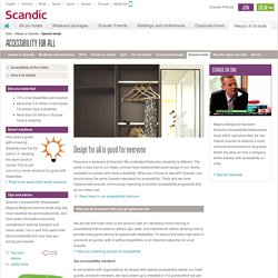 Scandic Hotels - Special needs - www.scandichotels.com