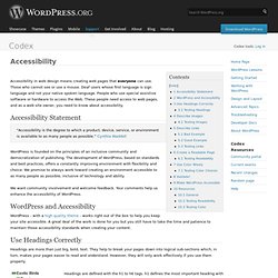 Accessibility