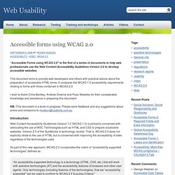 Usability.com - WCAG 2.0