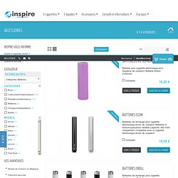 Accessoires et consommables pour e-cigarettes - Inspire