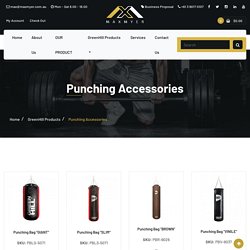 Punching Accessories, Bags, Balls