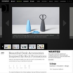 Beautiful Desk Accessories Inspired By Rock Formations