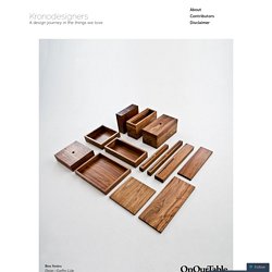 Wooden accessories for your mum’s kitchen – by OnOurTable