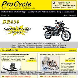 Suzuki DR650 Parts, Accessories, & Performance - ProCycle