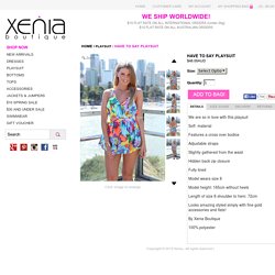 HAVE TO SAY PLAYSUIT , DRESSES, TOPS, BOTTOMS, JACKETS & JUMPERS, ACCESSORIES, $10 SPRING SALE, NEW ARRIVALS, PLAYSUIT, GIFT VOUCHER, $30 AND UNDER SALE, SWIMWEAR, Australia, Queensland, Brisbane