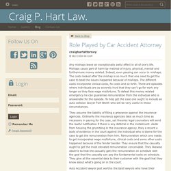 Role Played by Car Accident Attorney