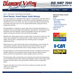 Panel Beater, Smash Repair South Morang - Accident Repair Centre - Diamond Valley Smash Repairs - Melbourne