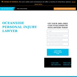Car Accident Lawyer Oceanside - Contact our Accident Lawyers Team