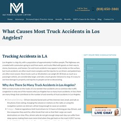What Causes Most Truck Accidents in Los Angeles? - M&Y Personal Injury Lawyers