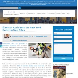 Elevator Accidents on New York Construction Sites