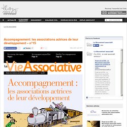 Accompagnement: les associations actrices de leur développement – n°15