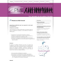 Si PME - Accompagnement des PME de Rhône-Alpes dans l'integration de systeme d'information